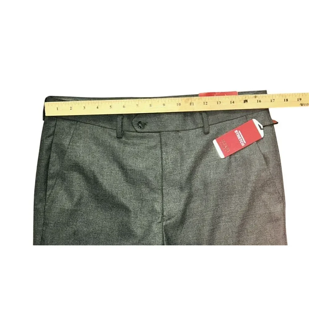 NWT Alfani Slim Fit Performance Stretch Gray Suit 42L & 34X32